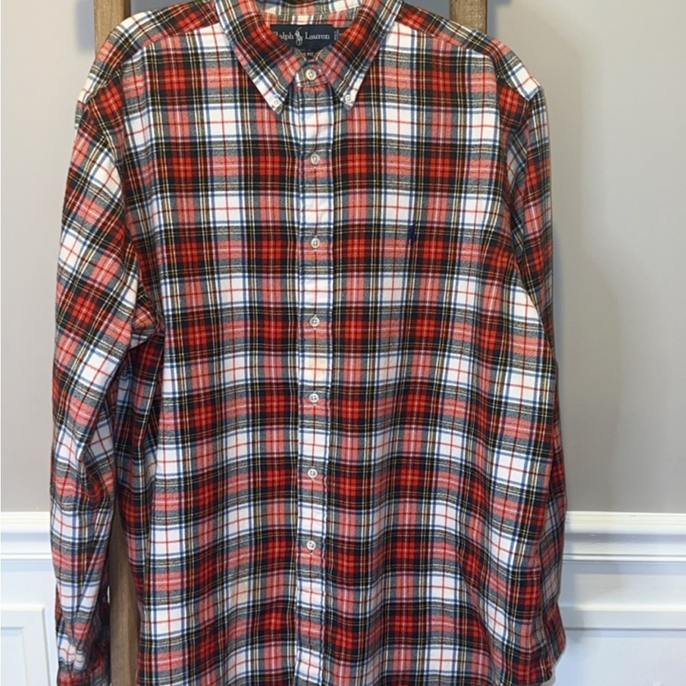 Men’s Polo Ralph Lauren Button Down Shirt Size XXL - Picture 5 of 8